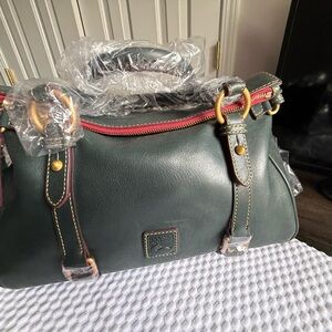 Dooney & Bourke Teal Large Florentine Satchel